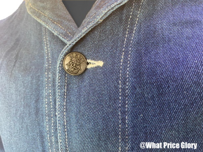 US Navy WWII Shawl Collar Denim Jacket | WhatPriceGlory.com US Navy WWII Shawl Collar Denim Jacket | WhatPriceGlory.com